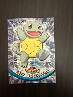 Squirtle Wartortle Blastoise (Foil) 99 Topps Pokemon TV Series Black Label Cards - Image 2
