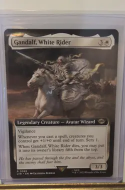 Gandalf, White Rider (Extended Art) Lord of the Rings: Middle-Earth Regular - Image 1