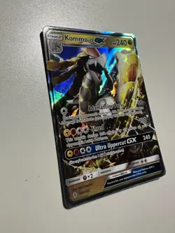 Kommo-o GX Pokemon Card 100/145 Rare Full Art Holo Trading Card - Image 3