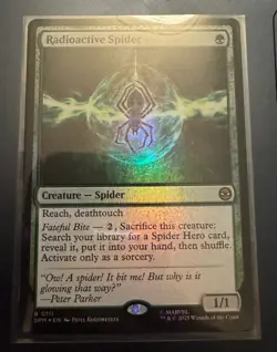Radioactive Spider FOIL - Marvel's Spider-Man - Rare - NM MTG - Image 1