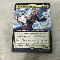 Tidus, Yuna's Guardian (Extended Art) #187 (Foil) NM Final Fantasy FIC Magic MTG - Image 2