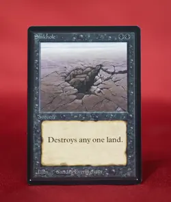 BETA Sinkhole Magic The Gathering MTG 1993 - NM - Image 1