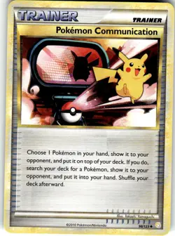 Pokemon Communication Uncommon HeartGold SoulSilver 98/123 LP - Image 1