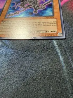 Yugioh Red-Eyes Wyvern GX06-EN002 Super Rare Promo English - HAS Ding On Bottom - Image 4