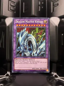 Konami Yu-Gi-Oh! Dragon Master Knight Secret Rare Foil 1st Ed LCKC-EN065 - Image 2