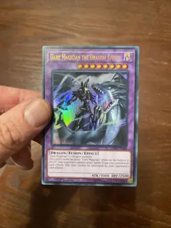 Yu-Gi-Oh Dark Magician the Dragon Knight LEDD-ENA00 1st Edition Ultra Rare - Image 2