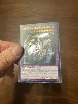 Yu-Gi-Oh Dark Magician the Dragon Knight LEDD-ENA00 1st Edition Ultra Rare - Image 4