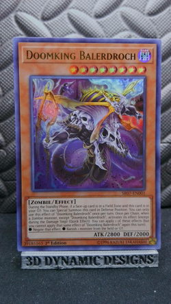 | Yugioh Doomking Balerdroch SR07-EN001 Ultra Rare NM- 🔥 | - Image 1
