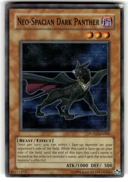 Yugioh Neo-Spacian Dark Panther POTD-EN005 Super Rare - Image 1