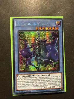 YuGiOh - Illusion Of Chaos - MP23-EN017 - Prismatic Secret Rare - 1st - LP - Image 1