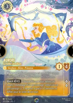 Disney Lorcana - Aurora - Waking Beauty (Enchanted) 205/204 - Near Mint english - Image 1