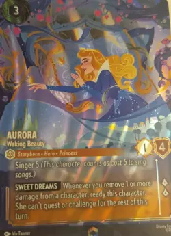 Disney Lorcana - Aurora - Waking Beauty (Enchanted) 205/204 - Near Mint english - Image 2