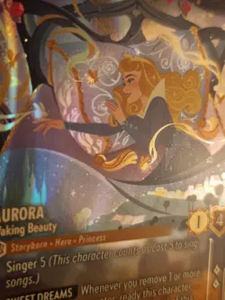 Disney Lorcana - Aurora - Waking Beauty (Enchanted) 205/204 - Near Mint english - Image 3