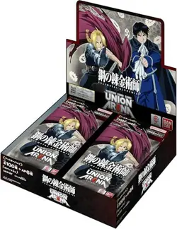 BANDAI Union Arena Booster Box UA37BT Fullmetal Alchemist FMA Anime TCG 16 Packs - Image 1