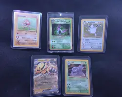 Vintage Pokemon Lot 17 cards Holo Golbat,Holo Muk,Holo Hitmonchan Holo Wiggly - Image 1