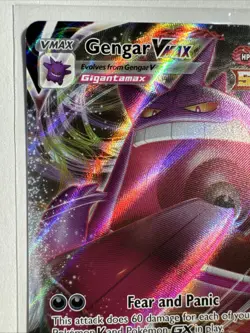 Pokemon Gengar VMAX Fusion Single Strike Holo Card 157/264 - Image 2
