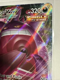 Pokemon Gengar VMAX Fusion Single Strike Holo Card 157/264 - Image 3