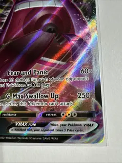 Pokemon Gengar VMAX Fusion Single Strike Holo Card 157/264 - Image 4