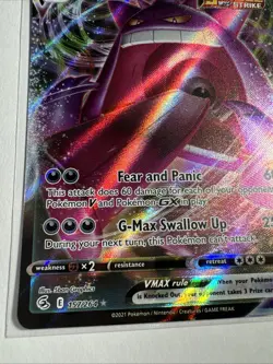 Pokemon Gengar VMAX Fusion Single Strike Holo Card 157/264 - Image 5