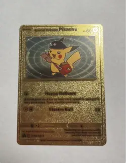 Ultra Rare Gold Foil Display Card TCG Special Delivery Pikachu - Mint/NM - Image 1