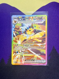 Jolteon ex 153/131 Prismatic Evolutions SIR Holo EN Pokemon Card - Image 1