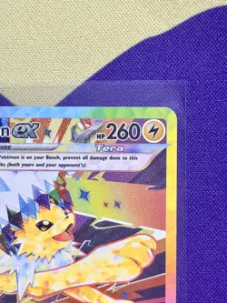 Jolteon ex 153/131 Prismatic Evolutions SIR Holo EN Pokemon Card - Image 3