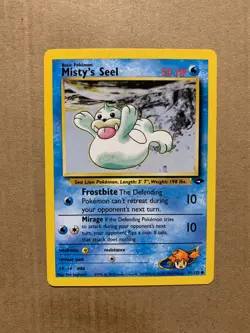 Misty's Seel 91/132 Gym Challenge - Common Pokemon Card - NM/Mint - Image 1