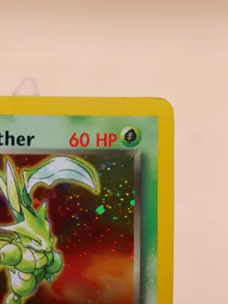 Rocket's Scyther 1st Edition Holo Rare Gym Heroes Pokemon Card - WOTC 2000 SWIRL - Image 3