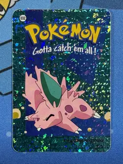 Nidoran Male #032 Vintage Vending Machine Prism Sticker 2000 Pokemon Card - Image 1
