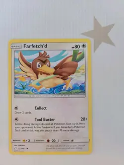 127/181 Farfetch'd Uncommon: Pokemon Trading Card Game 1SM-09 Team Up - Image 1