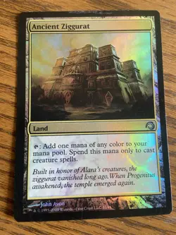 MTG Ancient Ziggurat - Premium Deck Series: Slivers #31 Foil - Image 1