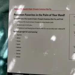 Costco Pokemon Prismatic Evolutions 8 Mini-Tins with Promo Cards Sealed - Image 3