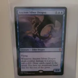 Wizards of the Coast MTG Ancient Silver Dragon CLB 056/361 Mythic Regular EN - Image 1