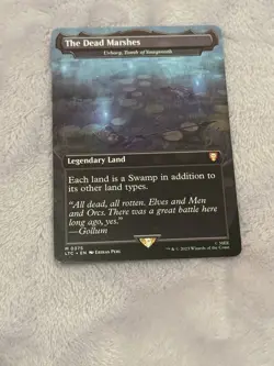 The Dead Marshes - Urborg, Tomb of Yawgmoth, Magic The Gathering PlayCard, Mtg - Image 1