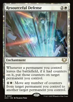 x1 Resourceful Defense R MTG Commander: Edge of Eternities M/NM, English - Image 1