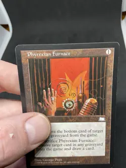 Phyrexian Furnace Weatherlight Regular MTG MP #155 - Image 3