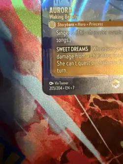 Aurora - Waking Beauty (Enchanted) Holo Archazia's Island 205/204 NM - Image 3