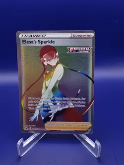 Elesa's Sparkle 275/264 Fusion Strike Pokemon TCG Rainbow Rare MP - Image 1