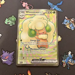 Whimsicott ex 157/086 NM -Full Art Pokemon Card- White Flare (2z) - Image 1