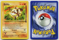 MANKEY 55/64 COMMON JUNGLE POKEMON UNLIMITED LP - Image 3