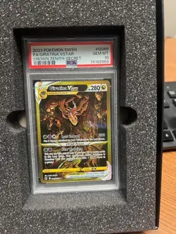 2023 POKEMON SWORD & SHIELD CROWN ZENITH SECRET FULL ART/GIRATINA VSTAR PSA 10 - Image 2