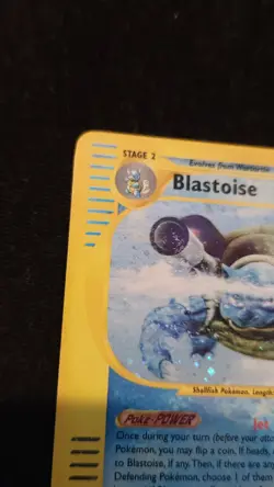 Pokemon Blastoise 004/165 Expedition Base Set Holo Rare English Card LP - Image 3