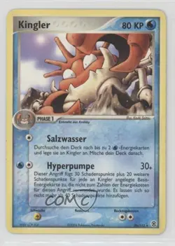 Kingler German Pokemon EX FireRed & LeafGreen #26 2004 - Image 1