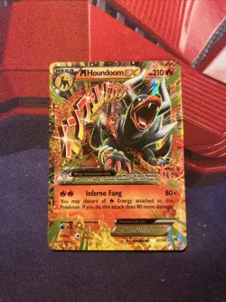 Pokemon Mega M Houndoom EX 22/162 Breakthrough Holo - Image 2