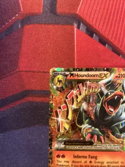 Pokemon Mega M Houndoom EX 22/162 Breakthrough Holo - Image 3