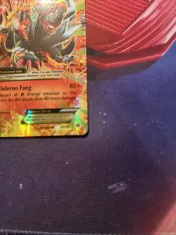 Pokemon Mega M Houndoom EX 22/162 Breakthrough Holo - Image 5