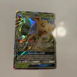 Pokemon Card - Leafeon GX SM146 - Black Star Promo - Ultra Rare - NM - Image 2