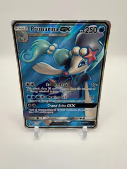 Primarina GX SM39 Black Star Promo Sun & Moon Full Art FA Pokemon Card NM - Image 1