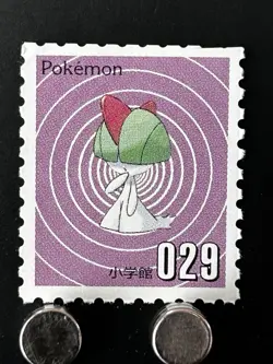 Ralts Pokemon Stamp Shogakukan Japanese Card TCG Nintendo Game Anime Japan - Image 1