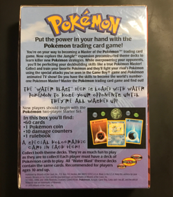 Water Blast Theme Deck 1999 Pokemon WOTC TCG Jungle Card Set Factory Sealed - Image 3